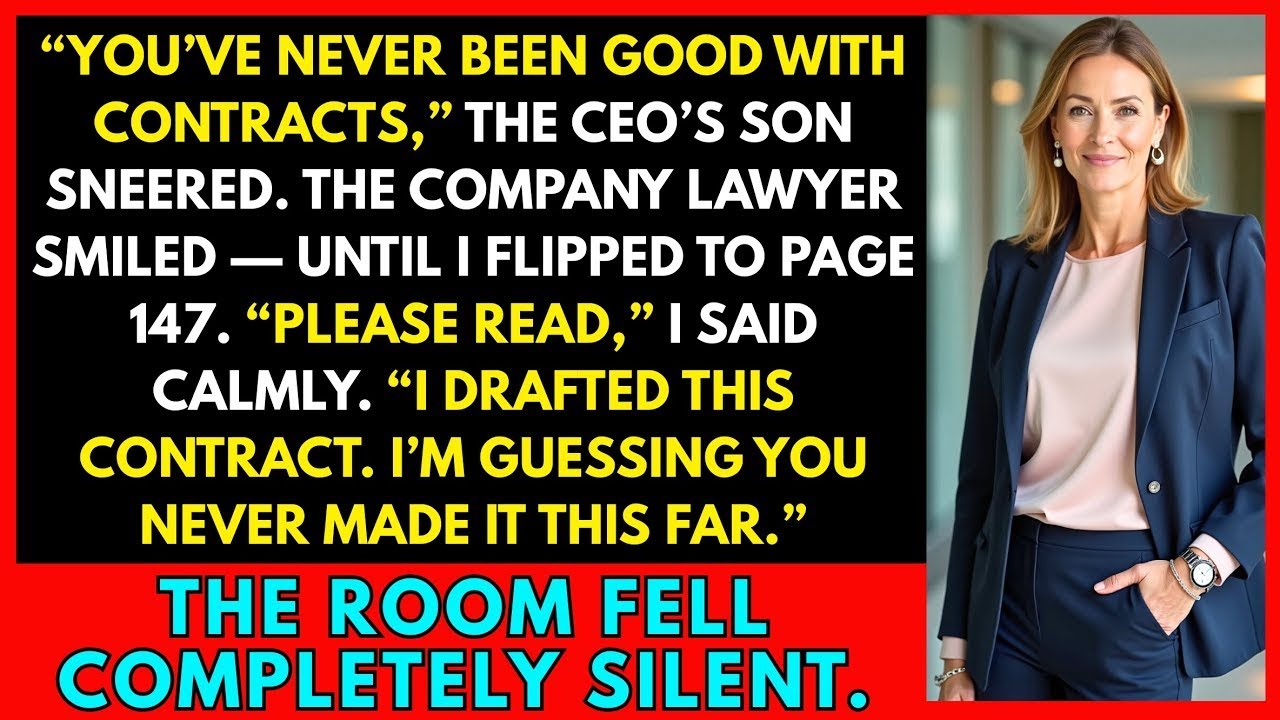 CEO's Son Fired for Being Quiet? I Owned the $800M Licensing Contract.