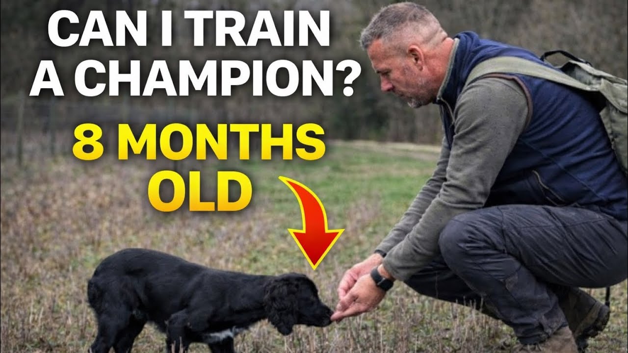 My Field Trial Champion cocker dog at 8months old Ep-14