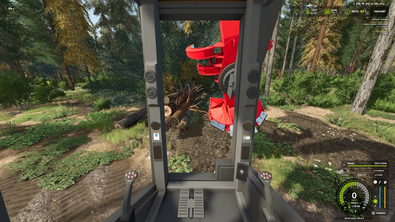 FS25 Logging on Mr. T Bones new swamp map.