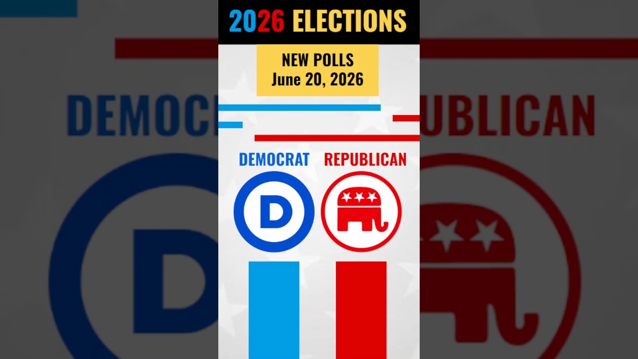 2026 Generic Ballot Poll Update Midterm Elections #2026election #midterms #electionpolls #uspolitics