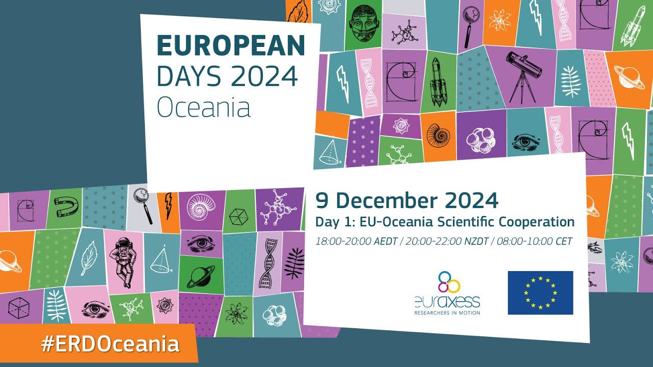 EU - Oceania Scientific Cooperation: (Day 1 - European Research Days 2024 – Oceania)