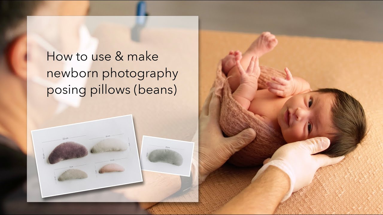 How to use & make newborn photography posing pillows - Jana photography