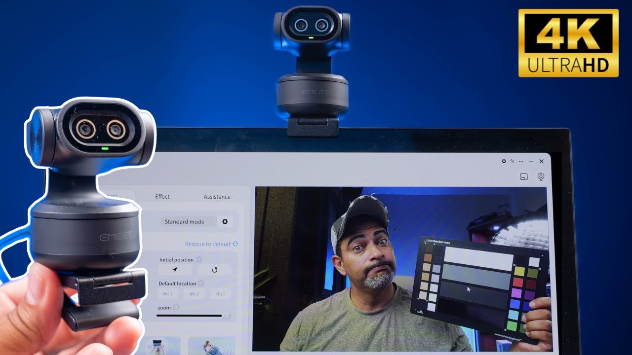 World's First Dual-Camera Al PTZ 4K Webcam | Emeet Pixy  | Review