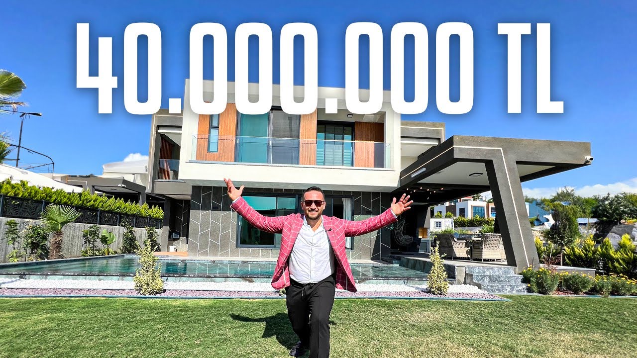 Aydın Kuşadası’nda 40.000.000 TL Değerinde Villa Turu
