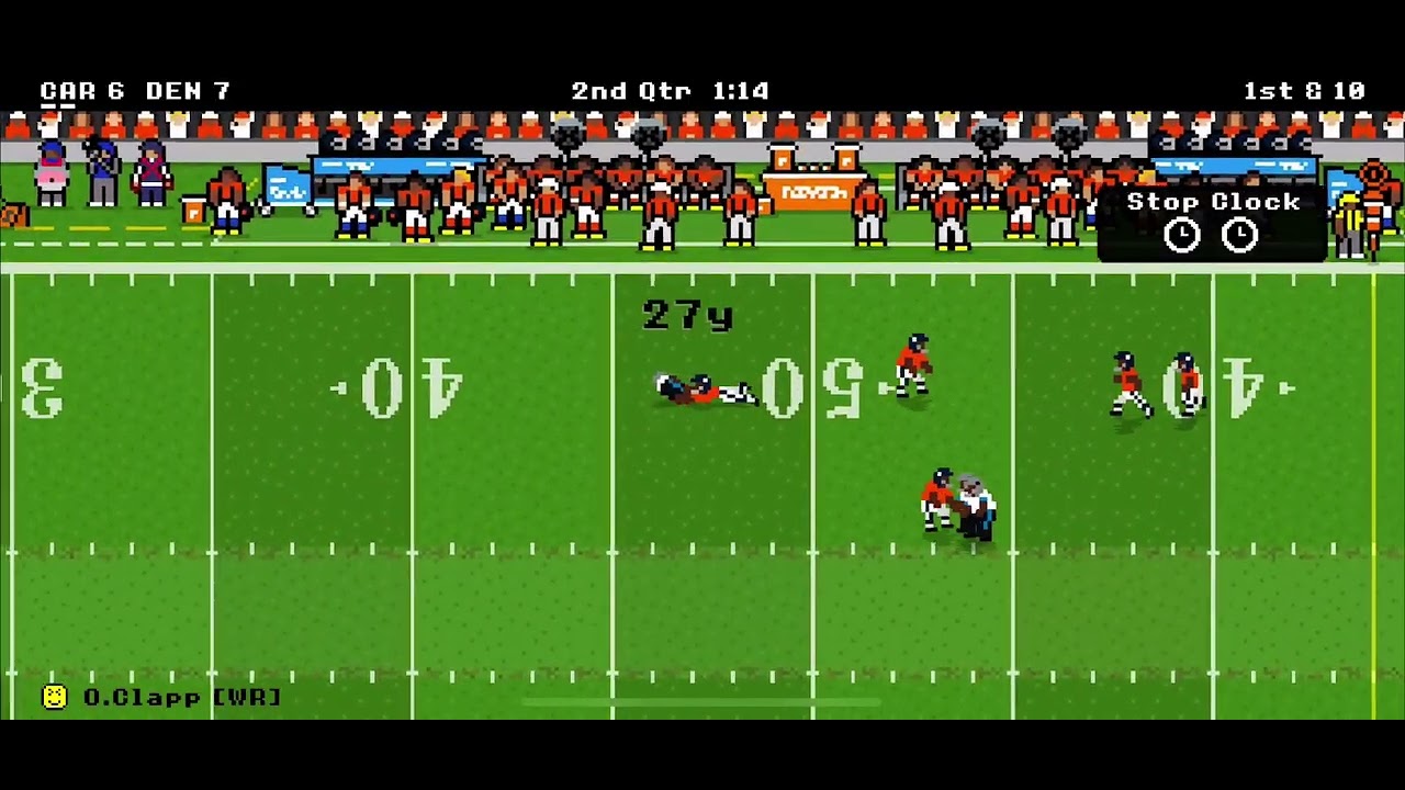 People say they are bad at retro bowl game is called retro bowl #retrobowl 