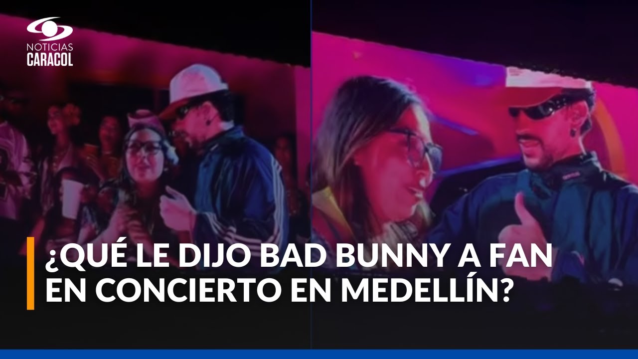 Fan de Bad Bunny revela su estrategia para subir al escenario en Medellín y gritar 