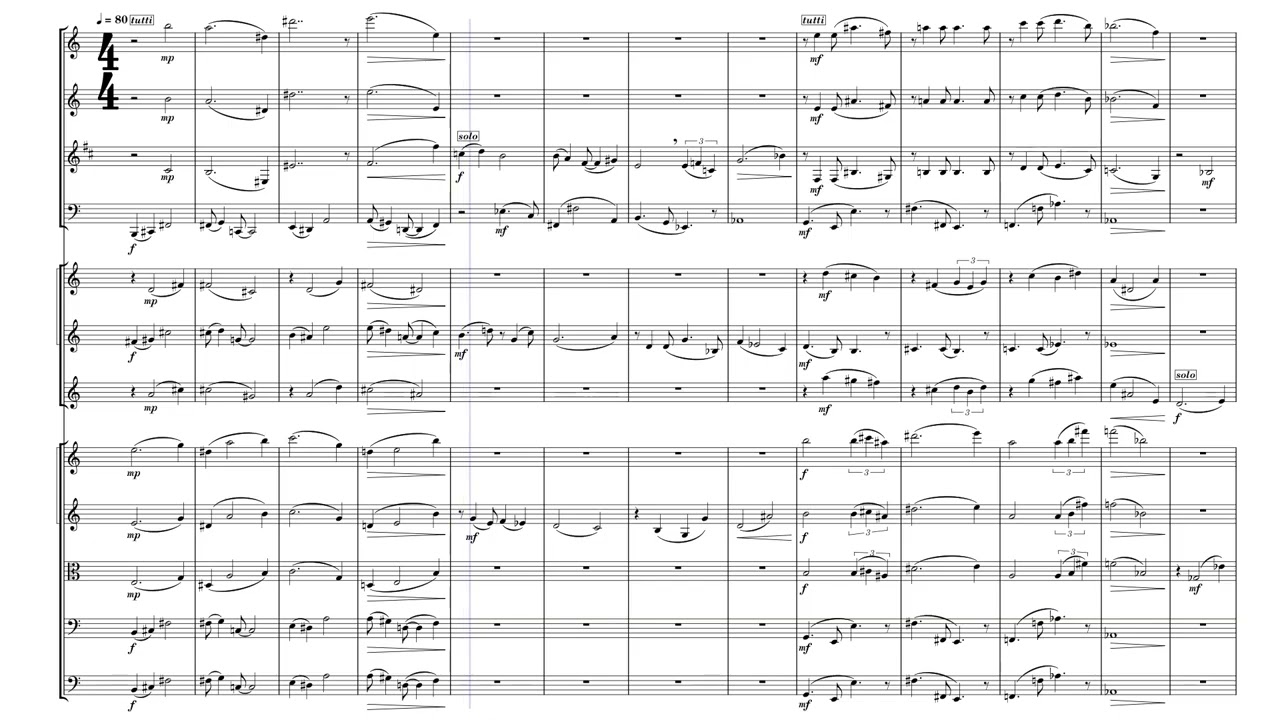 Sinfonia #95, first movement