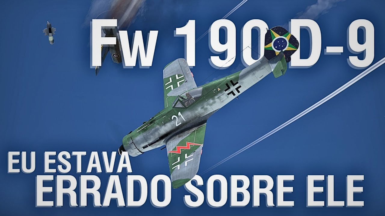 Me SURPREENDI com o Fw 190 D-9 ele é MUITO FORTE
