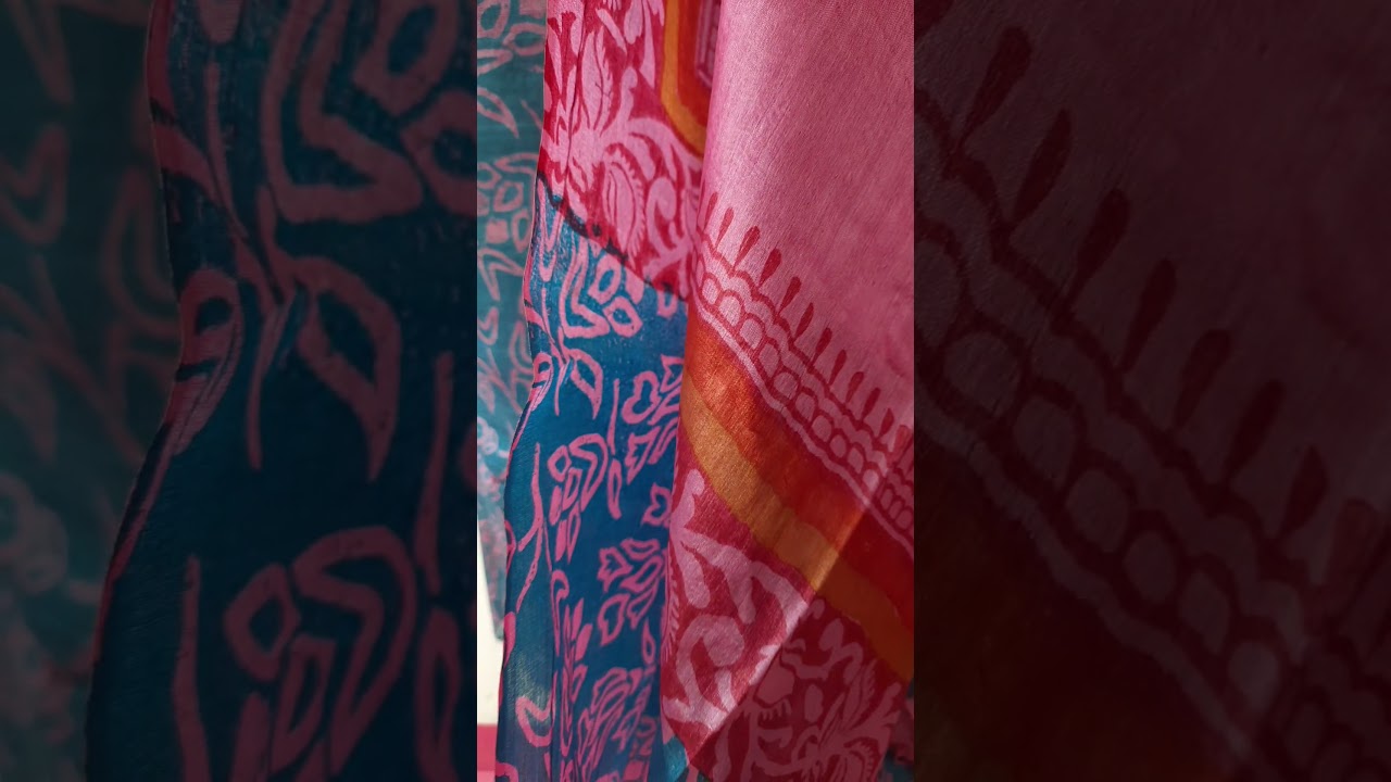 CraonIndia  Handloom pure Tussar silk dress material 