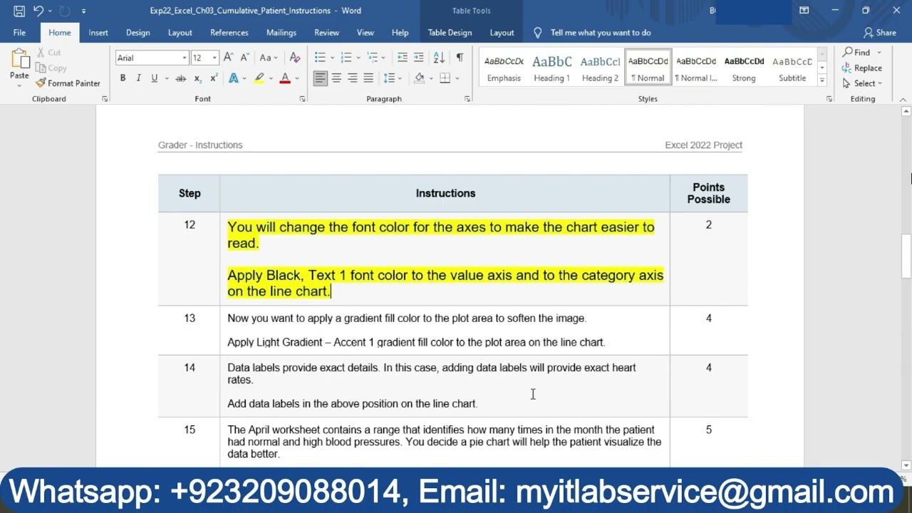 Exp22_Excel_Ch03_Cumulative_Patient | Exp22 Excel Ch03 Cumulative Patient