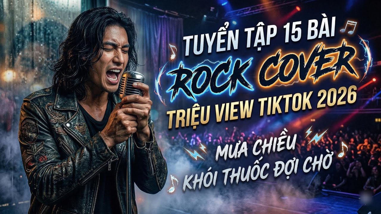Tuyển Tập 15 Bản Rock Cover Triệu View Hot Tiktok 2026 🔥 Nghe L&agrave; Nghiện