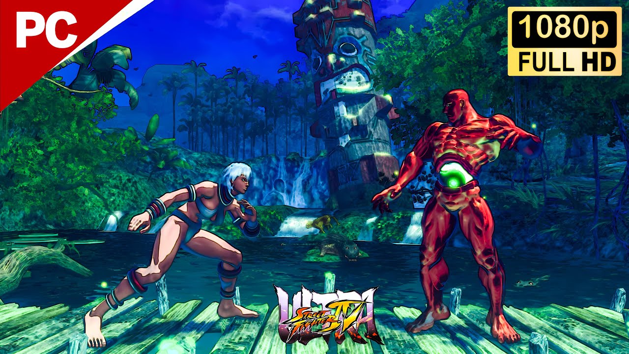 Ultra Street Fighter 4 | Елена против Сета и Пойсона | Геймплей на ПК