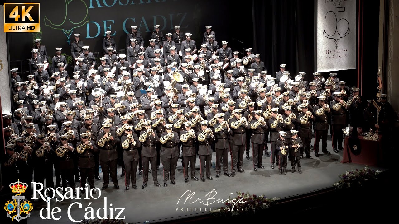 [4k] Rosario de Cádiz XXV Aniversario Gran Teatro Falla 23 Marzo 2022