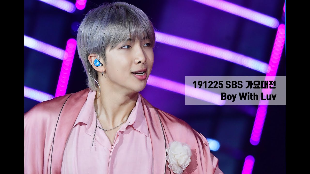 191225 SBS 가요대전_작은 것들을 위한 시(RM Focus)