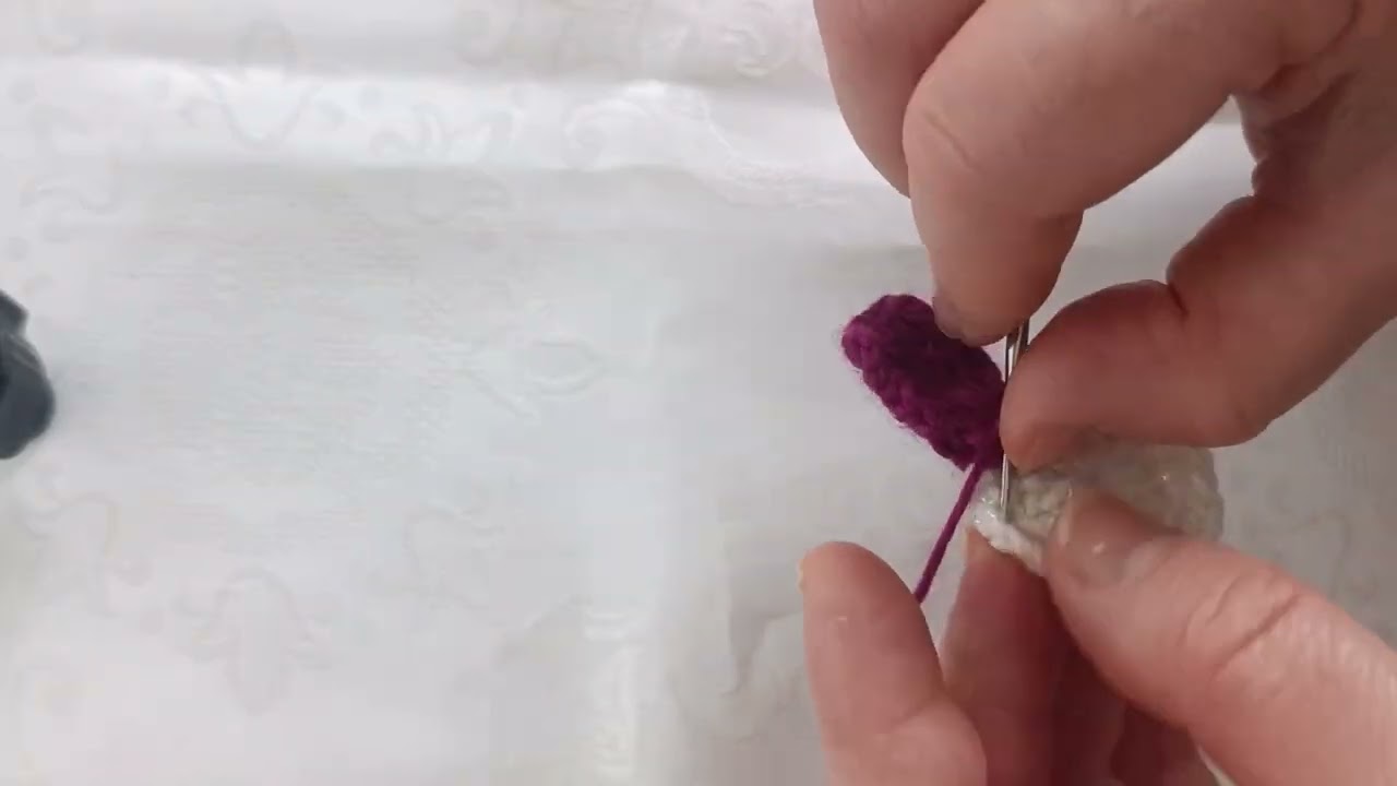 Saç tokası motif örgü #crochet #knitting #keşfet 