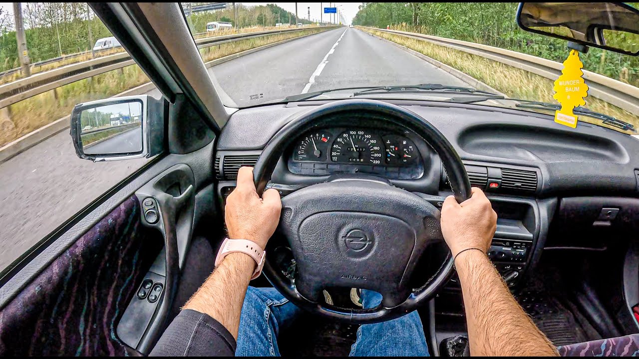 1993 Opel Astra F | 1.6 I 71 hp | POV Test Drive