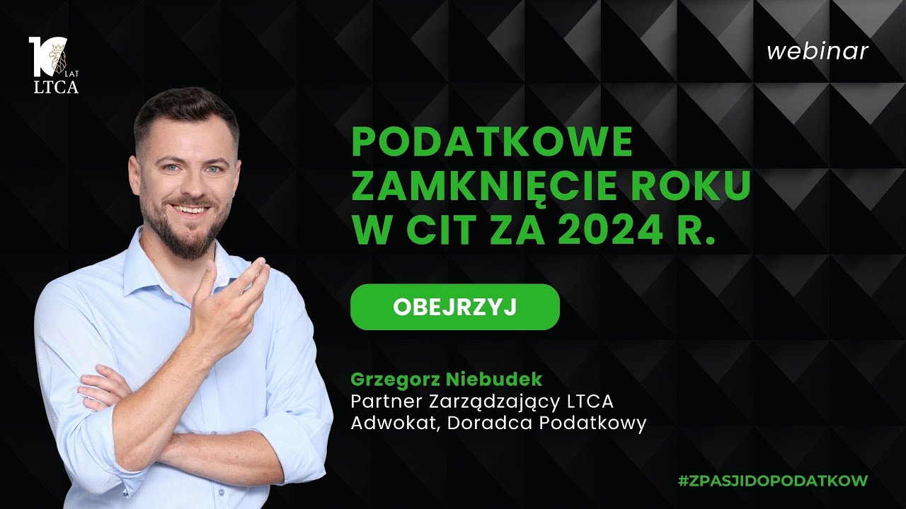 Podatkowe zamknięcie roku w CIT za 2024 r