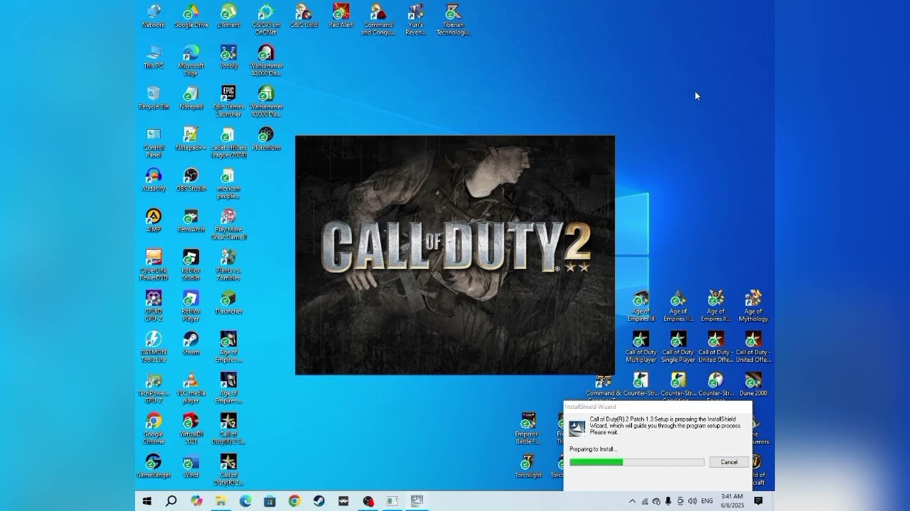 HOW TO INSTALL CALL OF DUTY 2 (2005) ON WINDOWS 10
