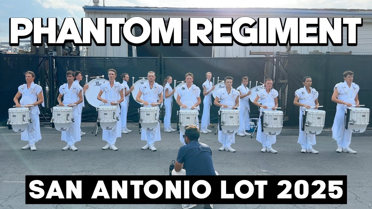 Phantom Regiment Drumline 2025 (DCI - San Antonio)