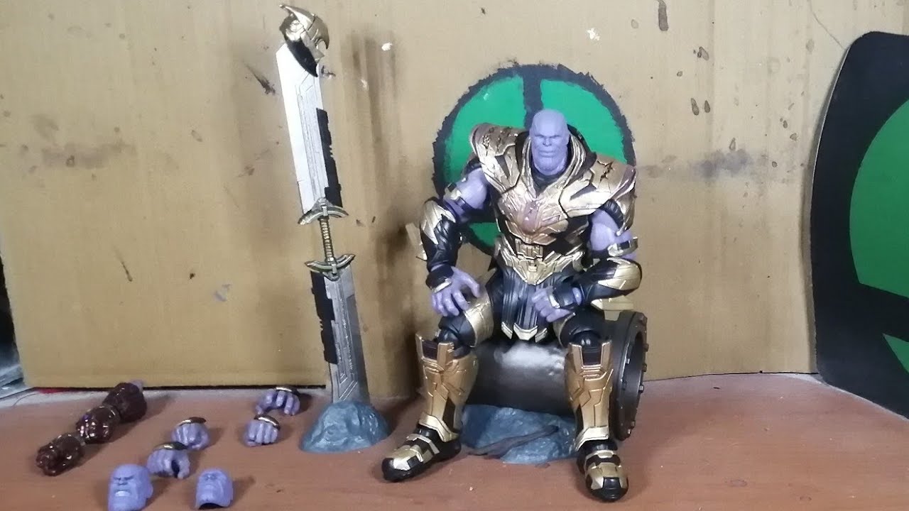Thanos SH Figuarts Final Battle Edition Avengers Endgame Unboxing y Review en español