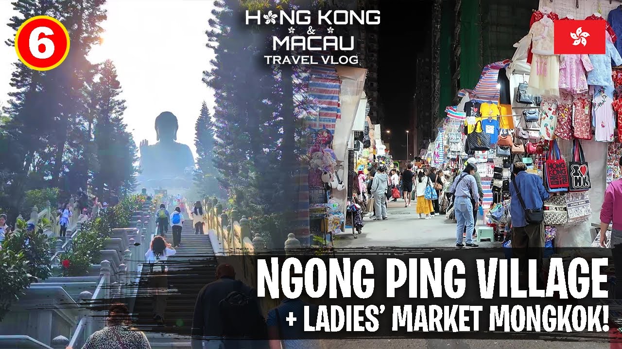 Ichiran Ramen, Ngong Ping Village & Mongkok Ladies Market | Hong Kong Travel Vlog 🇭🇰