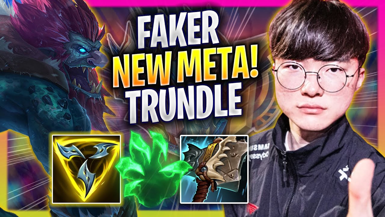 FAKER TRIES NEW META TRUNDLE MID! - T1 Faker Plays Trundle MID vs Aurora! | Bootcamp 2024