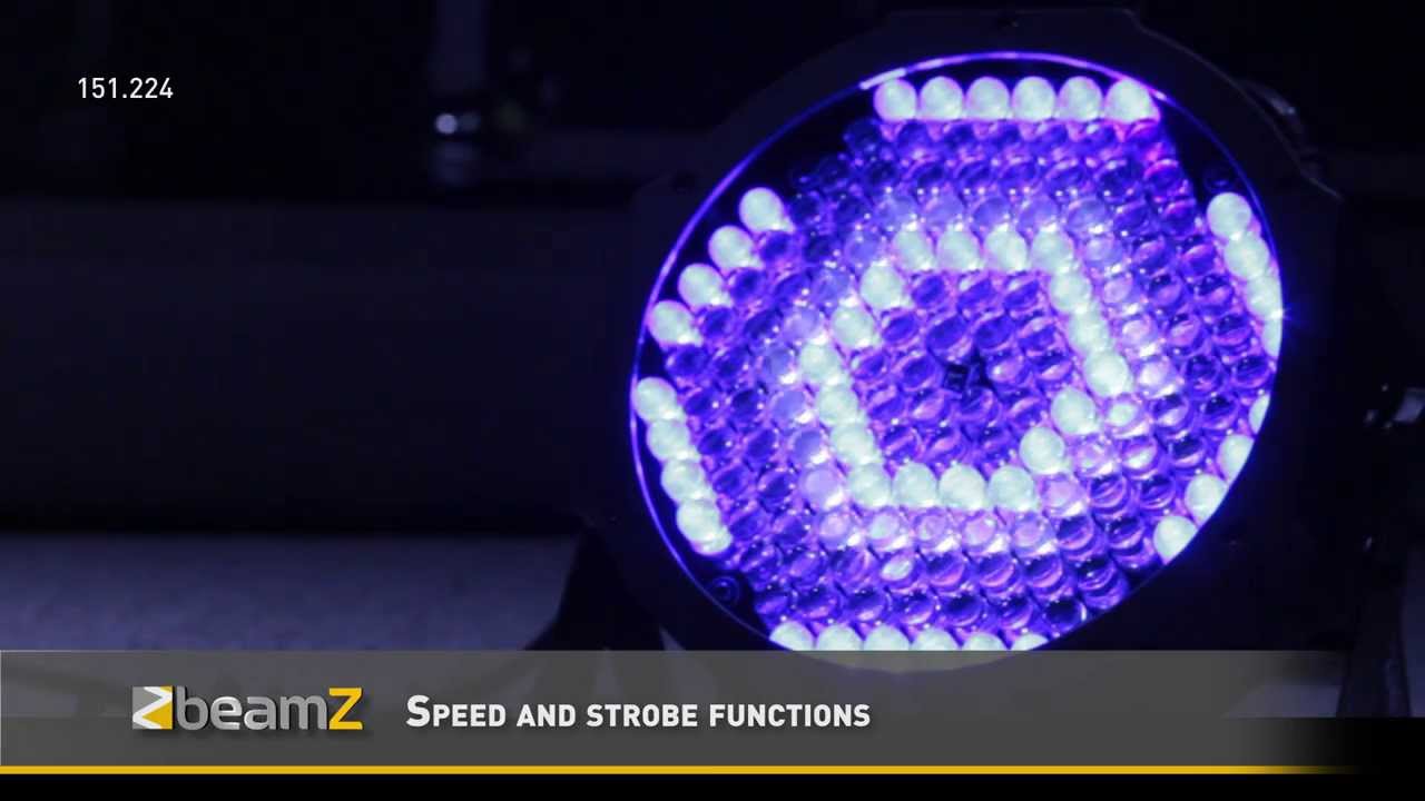 BeamZ FlatPAR 154x 10mm RGBW LEDs DMX 151.224