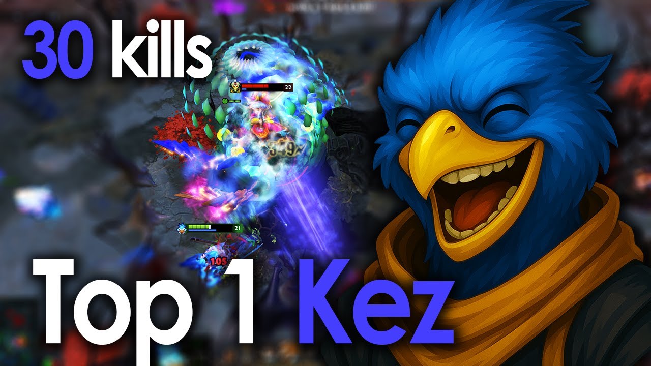 TOP 1 KEZ – 30 KILLS on Easy Lane | Dota 2 Immortal Carry Gameplay