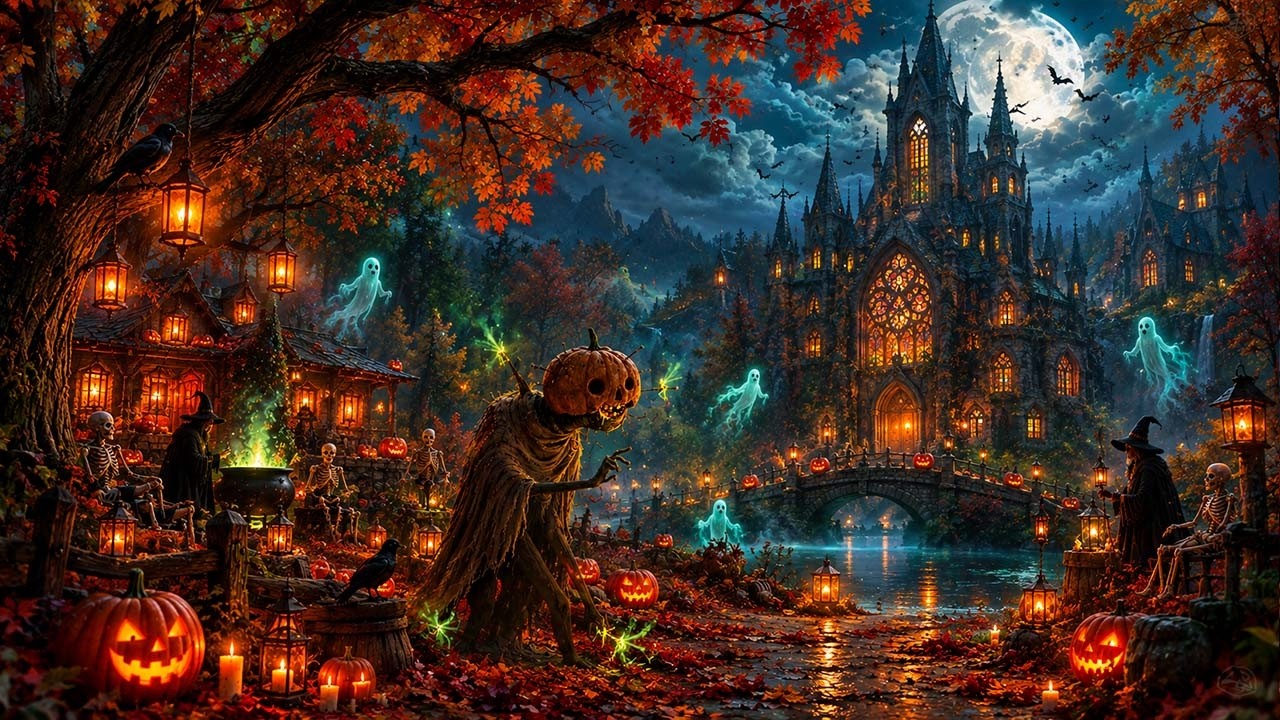Best Relaxing Halloween Spooky Music 👻 Halloween Background Music Playlist 🎃Halloween 2026