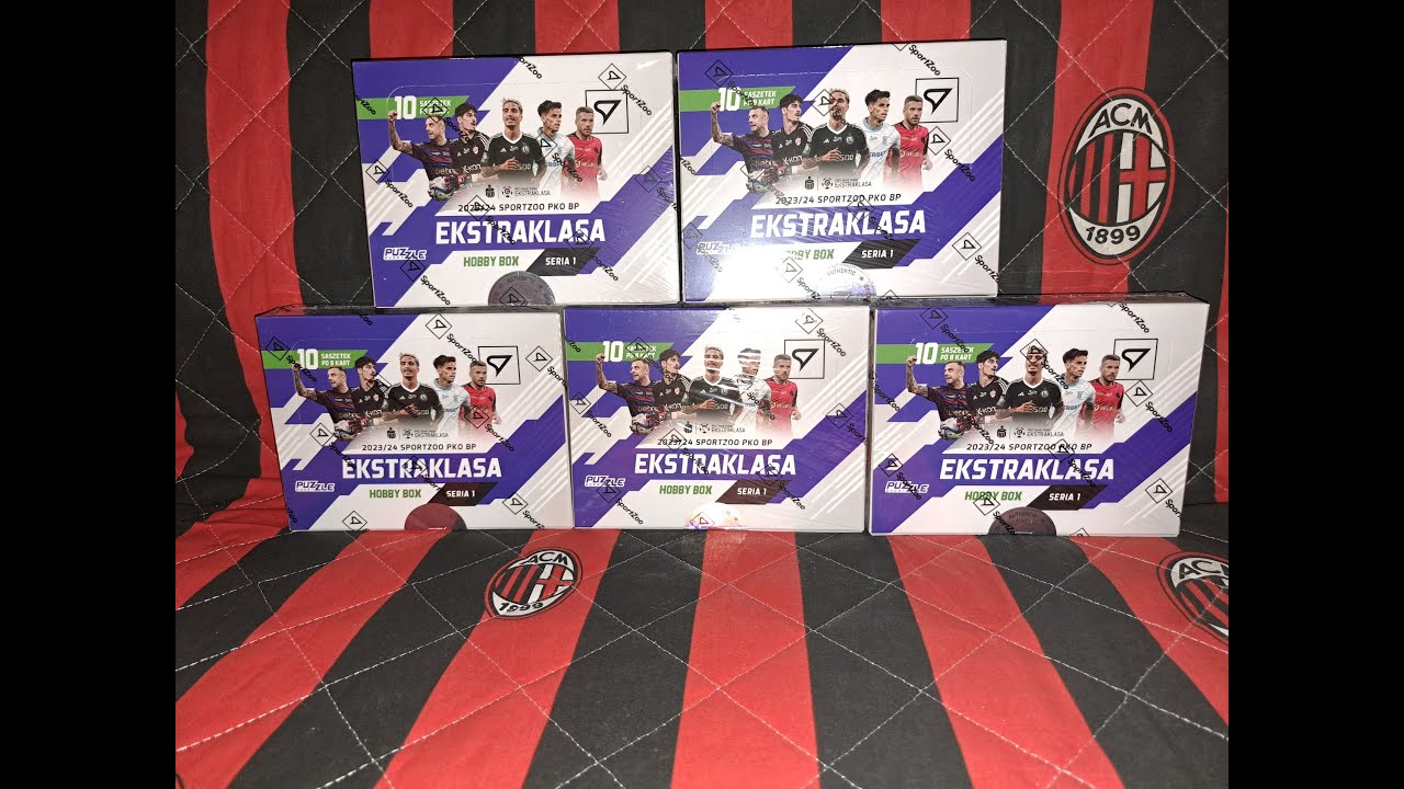 HIT!!! OTWIERAM 5 HOBBY BOXÓW Z PKO BP EKSTRAKLASA 23/24 OD SPORTZOO - SZOK!!! WPADA KARTA 1/1 !!!