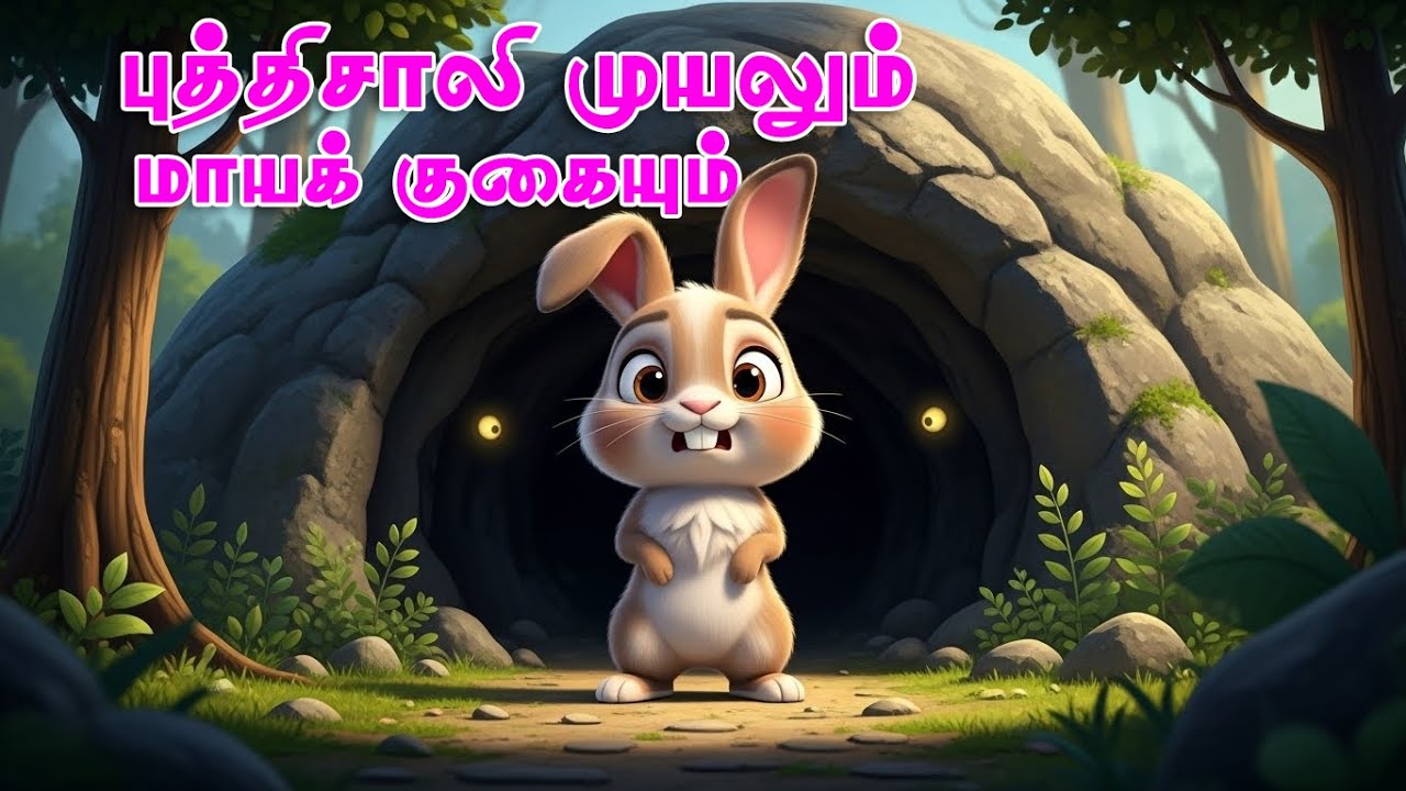 மாயக் குகையும் புத்திசாலி முயலும் | Tamil Kids cartoon story