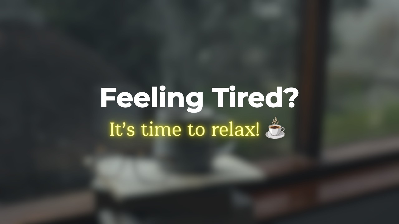 Take a Break. It’s Raining Outside ☕🌧️