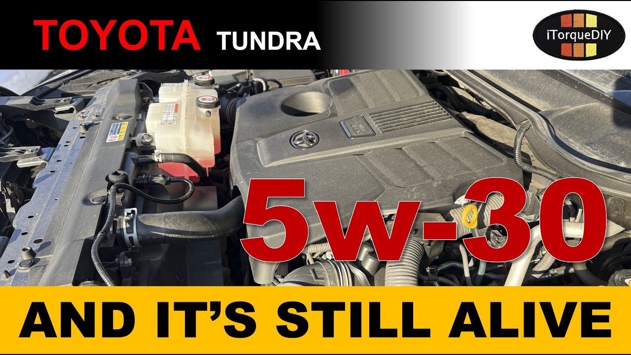 Я залил масло 5W-30 в свою Toyota Tundra… Toyota USA советует этого не делать.