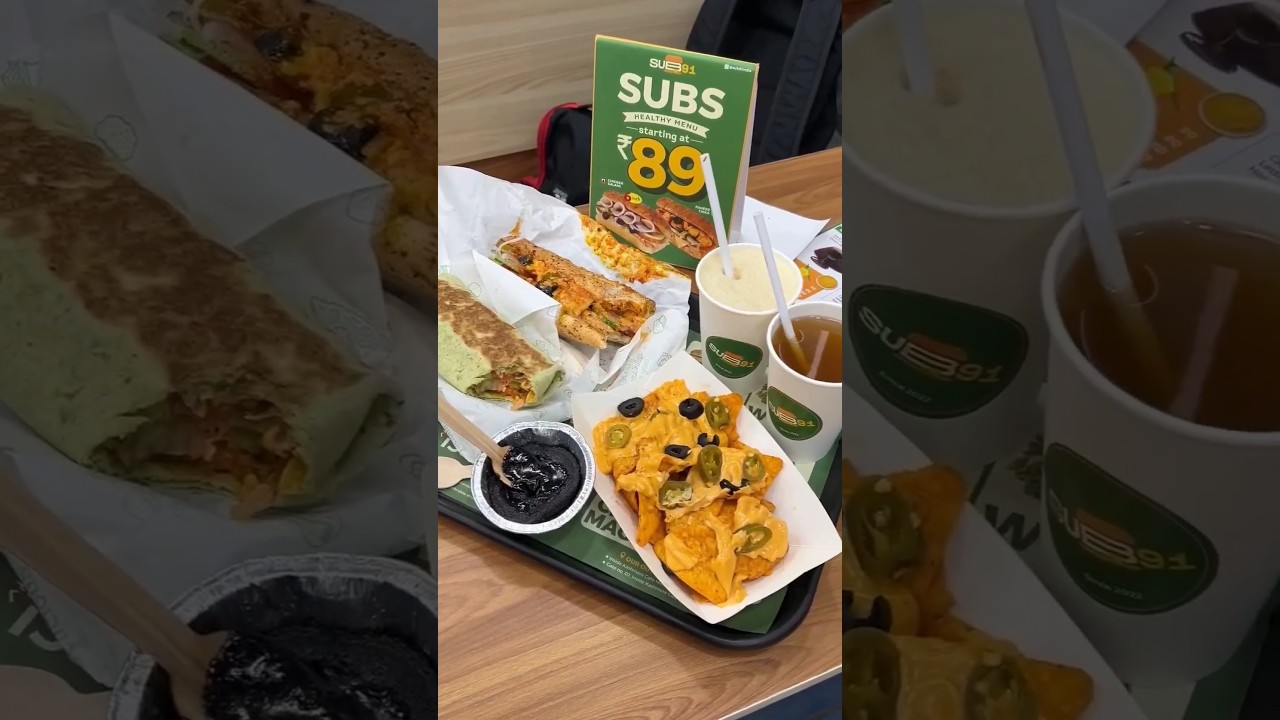 Sub 91 Kashmiri Gate ✨❤️ | Subway subs to try 🔥 #foodshorts #delhi #trynewthings #ytshorts #subway