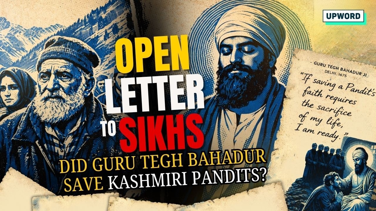 Did Guru Tegh Bahadur Really Save Kashmiri Pandits? | An Open Letter to Sikhs
