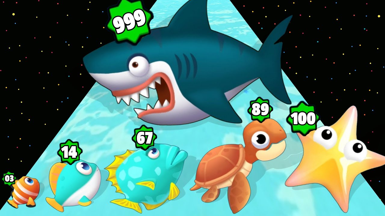 Fish Evolution 3D - Level Up Fish Max Level Gameplay (New Update) All Level Gameplay