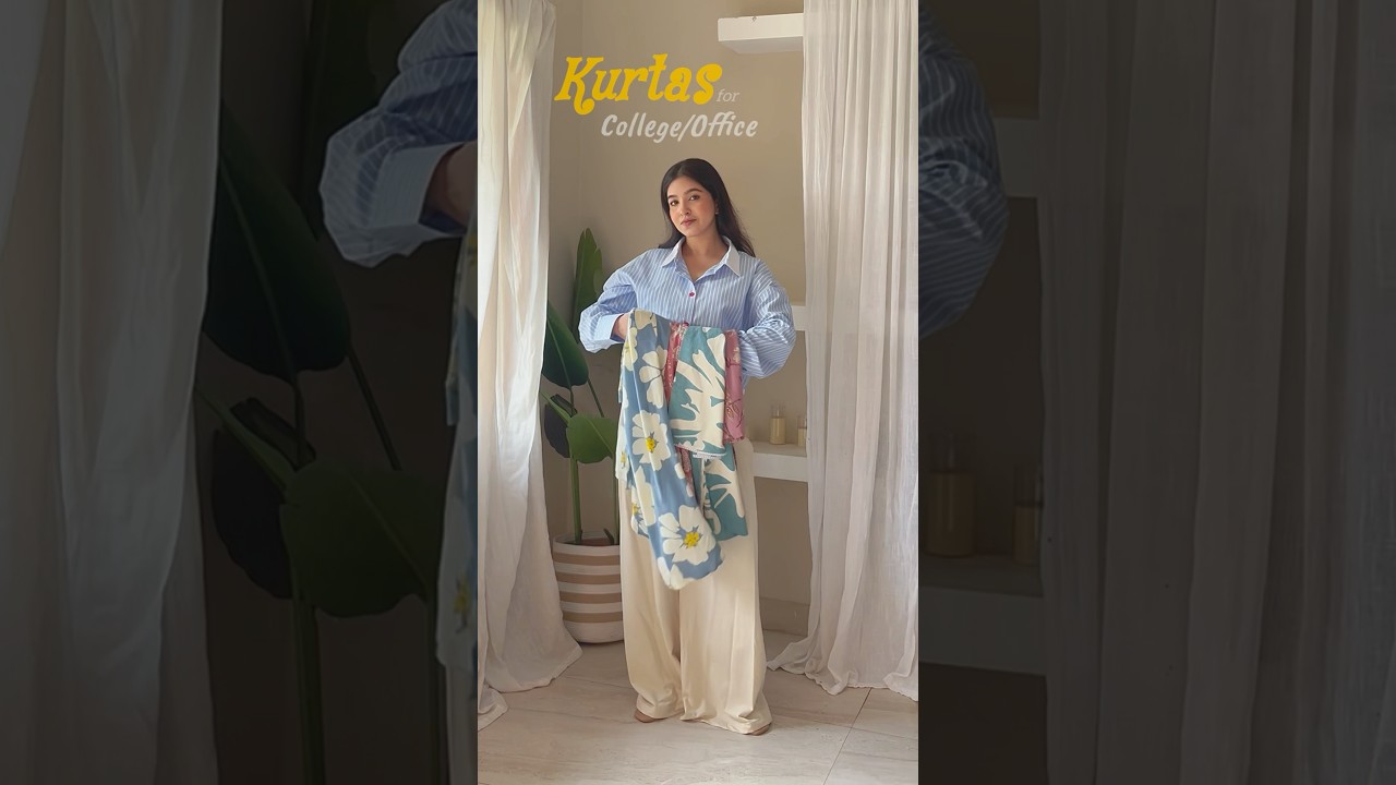 Kurta for College/Office #myntrafinds #kurtahaul #collegeoutfits #shortsfeed
