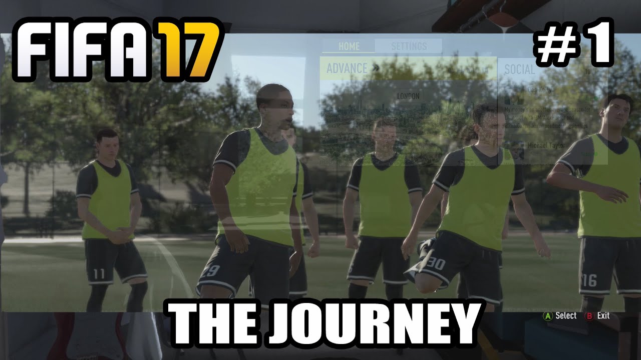 FIFA 17 -The Journey Gameplay! #1 : FA Trials and Picking Our Team!