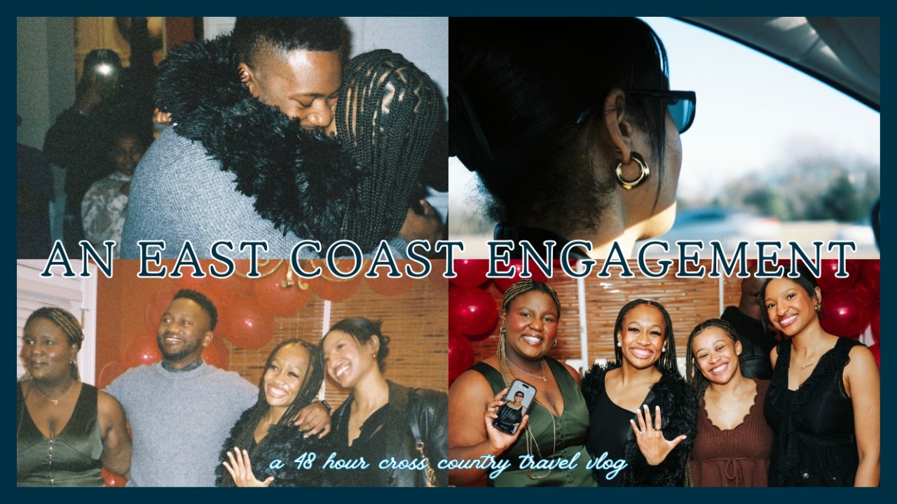 An East Coast Engagement: A 48 hour Cross Country Travel Vlog