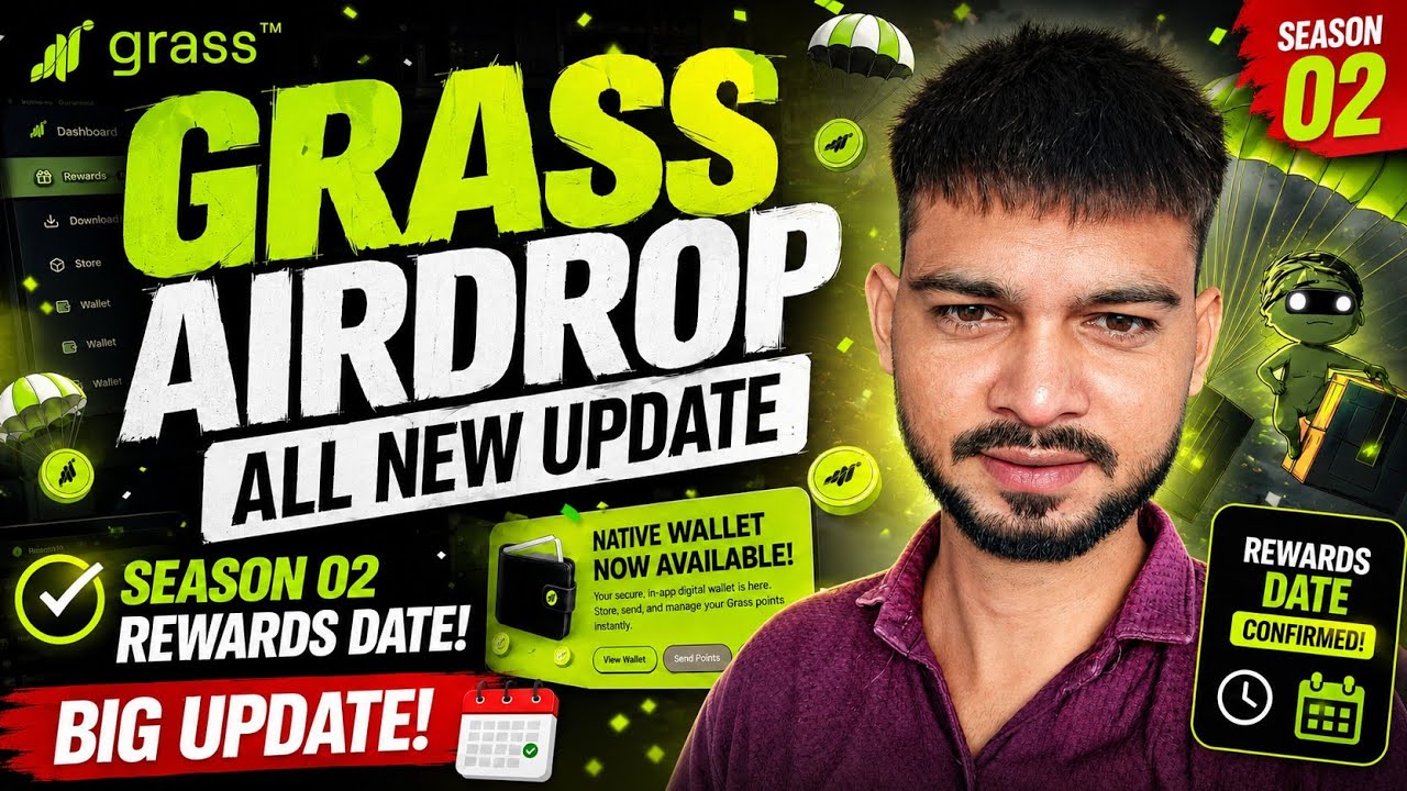 Grass Airdrop All New Updates.! 
