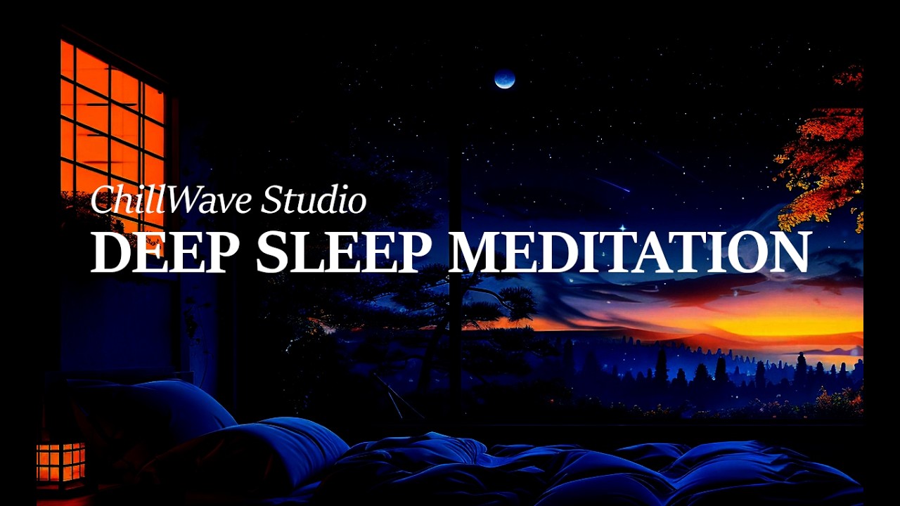 Deep Sleep Meditation Music – Fall Asleep Fast & Relaxing Sounds 💤
