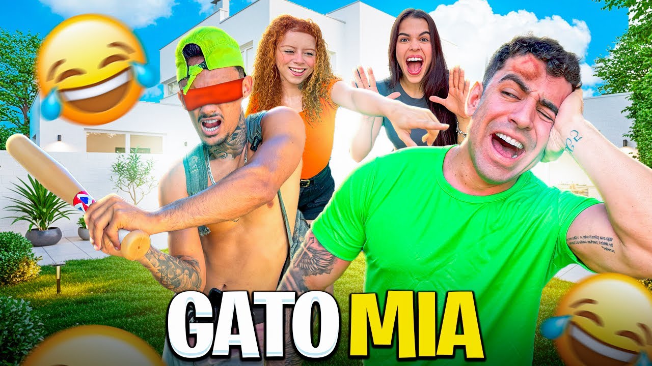 FIZEMOS O DESAFIO DO GATO MIA NÍVEL HARD* acertamos ele!
