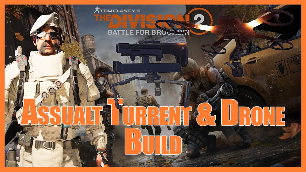 Skill Damage Build &ndash; Assault Turret + Striker Drone Wreck Everything #division2