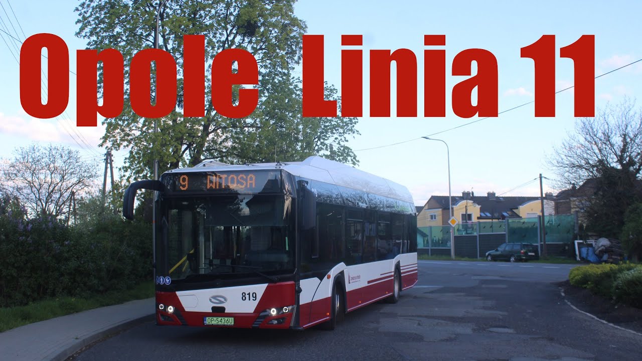 Opole - Linia 11 (Pużaka - Grudzice) - Elektrykiem przez miasto