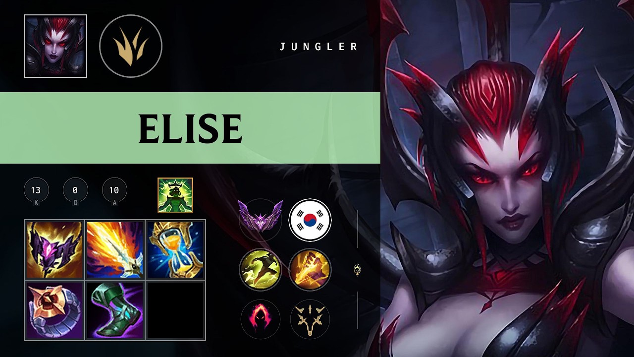 Elise Jungle vs Lee Sin - KR Master Patch 26.09