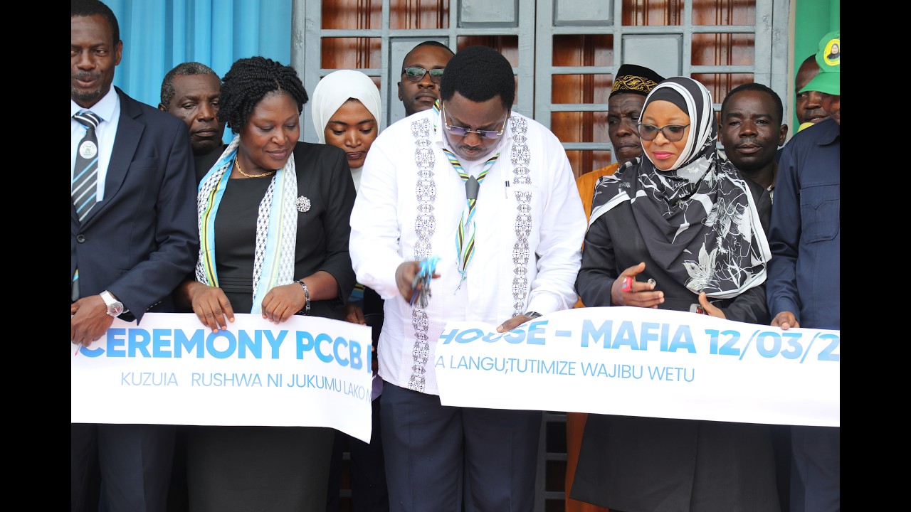 SERIKALI YAENDELEA KUIWEZESHA TAKUKURU KUJENGA OFISI - CHALAMILA AZINDUA JENGO LA TAKUKURU MAFIA