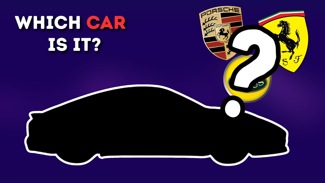 Guess The Car From Its Silhouette (HARD) | Car Quiz