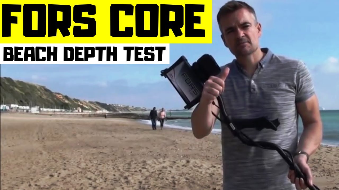 Nokta Fors Core - Wet Sand Beach Depth Test