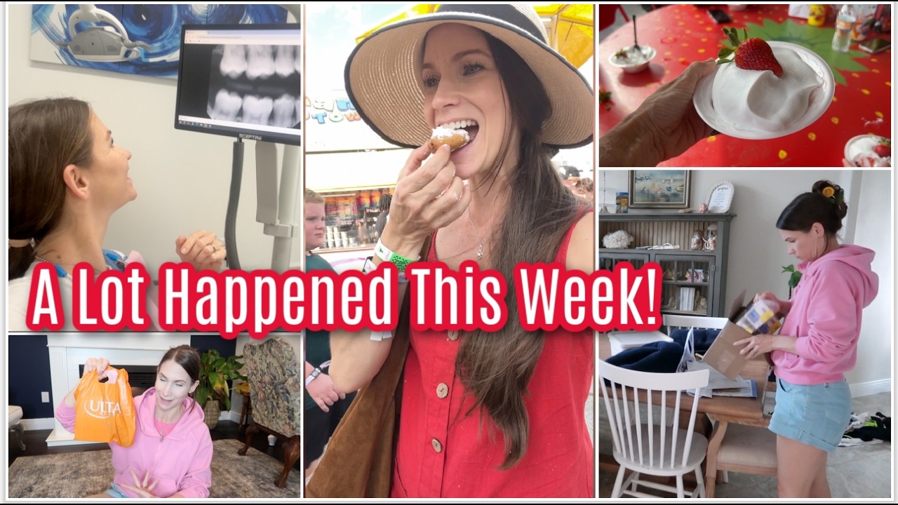 A LOT Happened This Week… Dentist Drama, Concerts, Festival & Mom Life, Cleaning, Cooking, All Of It