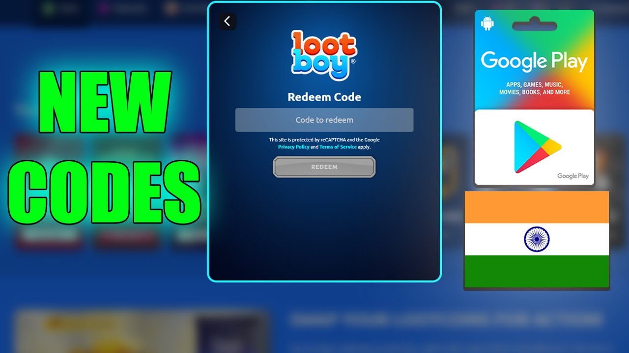 Lootboy Codes & 5 Gift Google Play - codigos lootboy